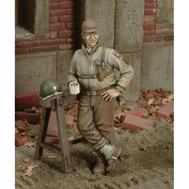 1:35 WWII Soldier Figure Soldier on Boat High Quality Resin Kit